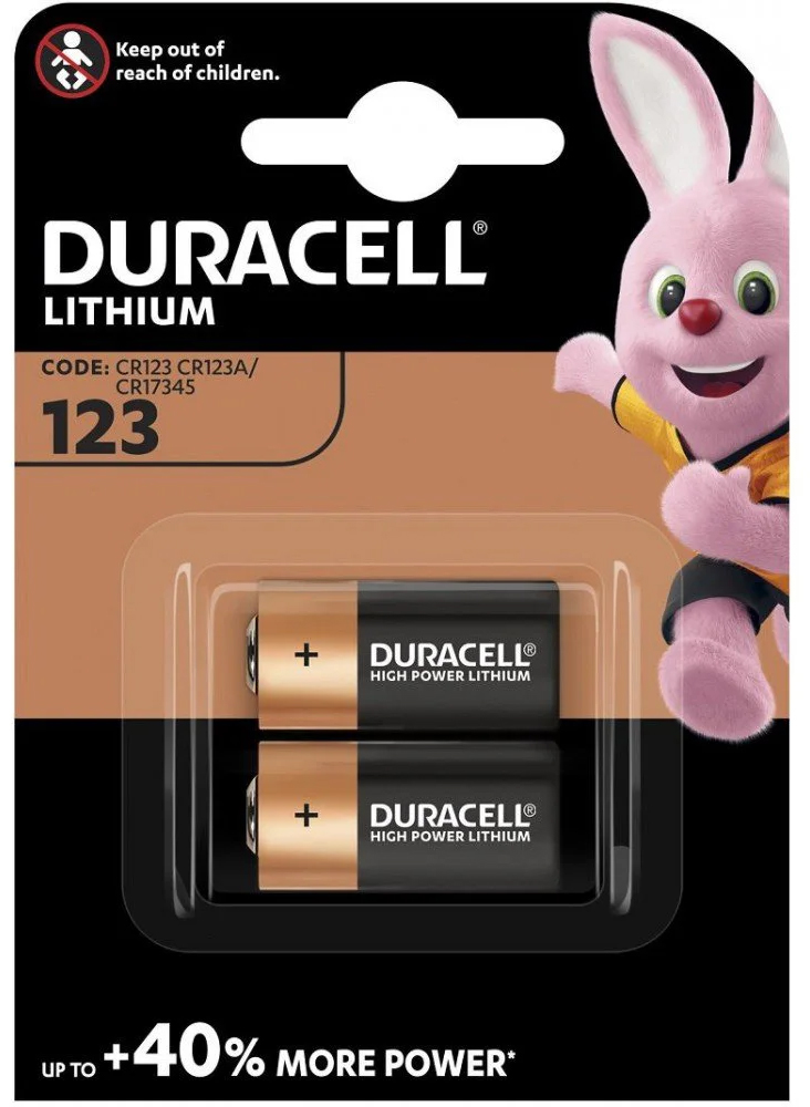 DURACELL DL123 LITHIUM 3V /2