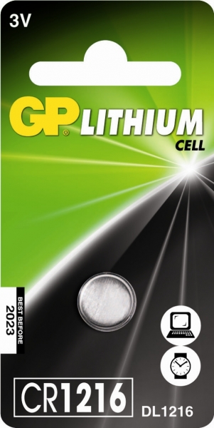 GP CR1216 LITHIUM 3V