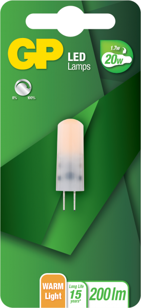 GP LED CAPSULE G4 1,7W DIM