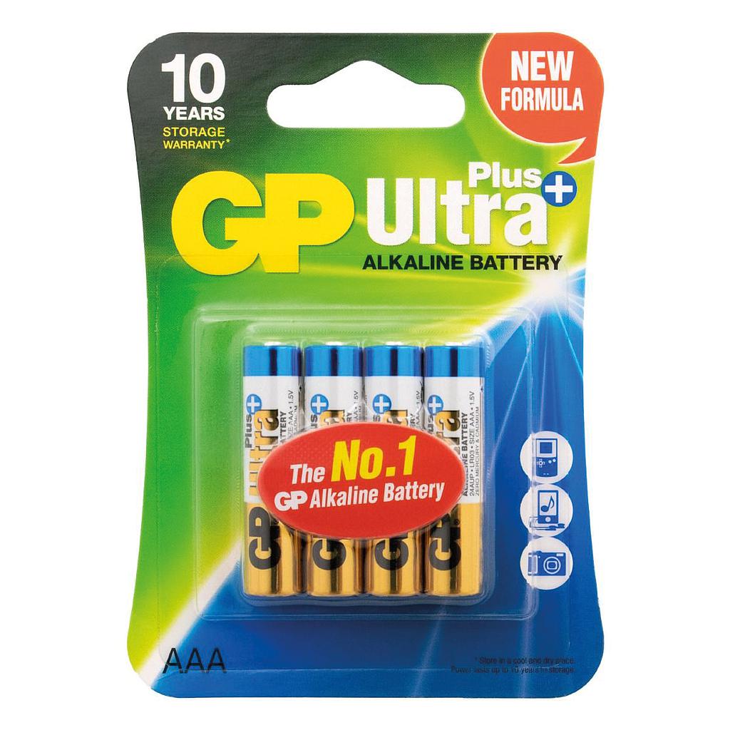 GP BATT.AAA LR03 ALK. PLUS / 4