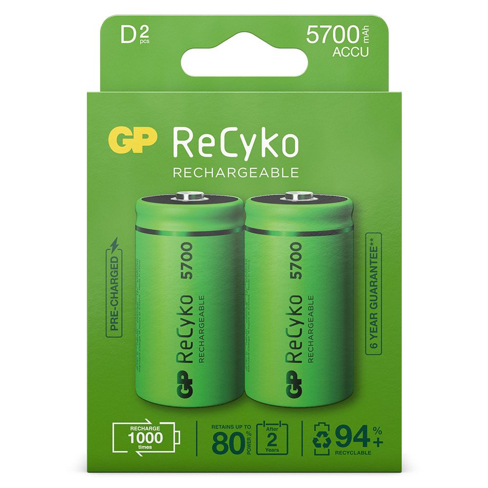 GP D NIMH/RECYKO 5700 BL2